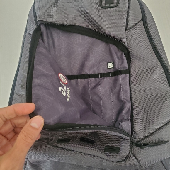 Padded Laptop Computer Backpack Ogio Ace Fleece Lined Branded LG Knap Sack - Picture 11 of 13